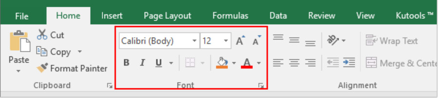 Tùy chỉnh font chữ